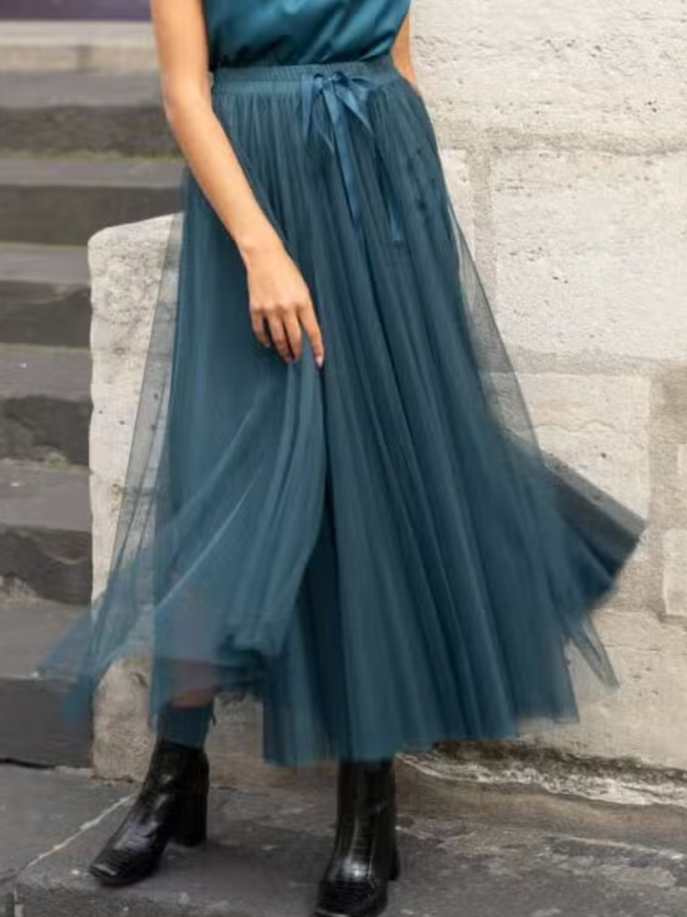 Choklate Paris Aria Tulle Dark Green Skirt